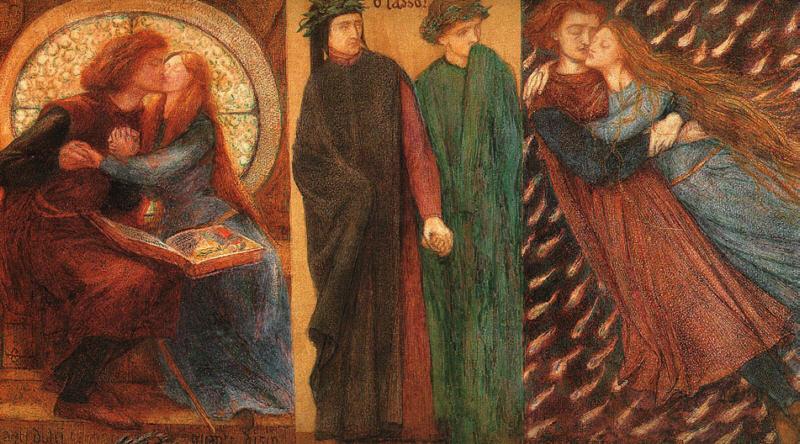 Dante Gabriel Rossetti Paolo and Francesca da Rimini